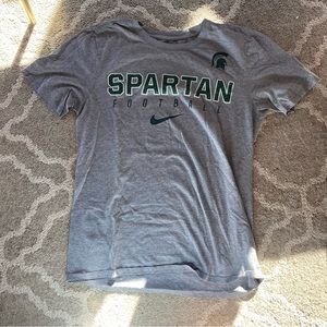 Nike spartan football Michigan state t shirt